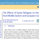 FEMISE MED BRIEF no7 : Les effets des réfugiés syriens sur les marchés de l’emploi des pays d’accueil
