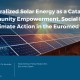 Policy Brief 15: Decentralized Solar Energy as a Catalyst for Community Empowerment, Social Equity and Climate Action in the Euromed region